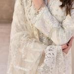 Ivory Whisper – Chiffon Elegance