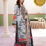 “Zaria” – Embroidered Khaddar 3-Piece Stitched Suit