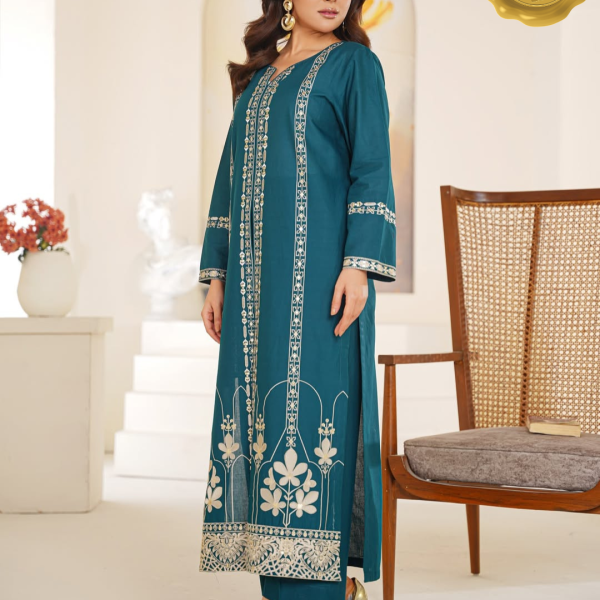 Zink Charm – Embroidered Lawn 2PC Eid Edition