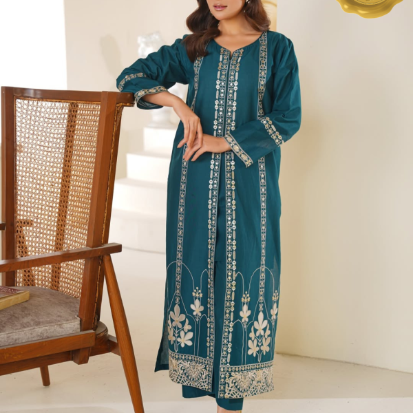 Zink Charm – Embroidered Lawn 2PC Eid Edition