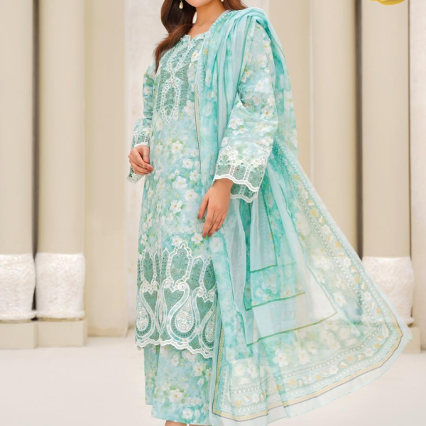 Eid al-Fitr Collection – Stitched 3 Piece Cotton Digital Print
