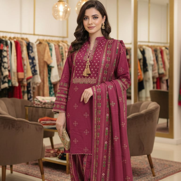 Eid al-Fitr Collection – Stitched 3 Piece Cotton Lawn
