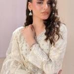 Ivory Whisper – Chiffon Elegance