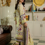 “Mahira Gulnaar” – Embroidered Winter Cotton 3-Piece Stitched Suit