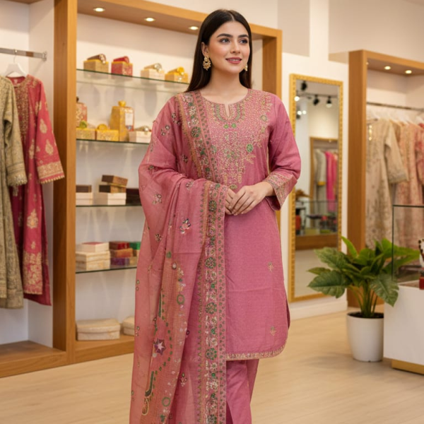 Eid al-Fitr Collection – Stitched 3 Piece Cotton Lawn