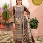 Desert Bloom – Embroidered Khaddar 3-Piece Suit