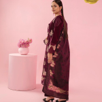 Shaista – Maroon Khaddar Grace