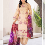 Beige Blossom – Blush Bloom Dhanak Formal